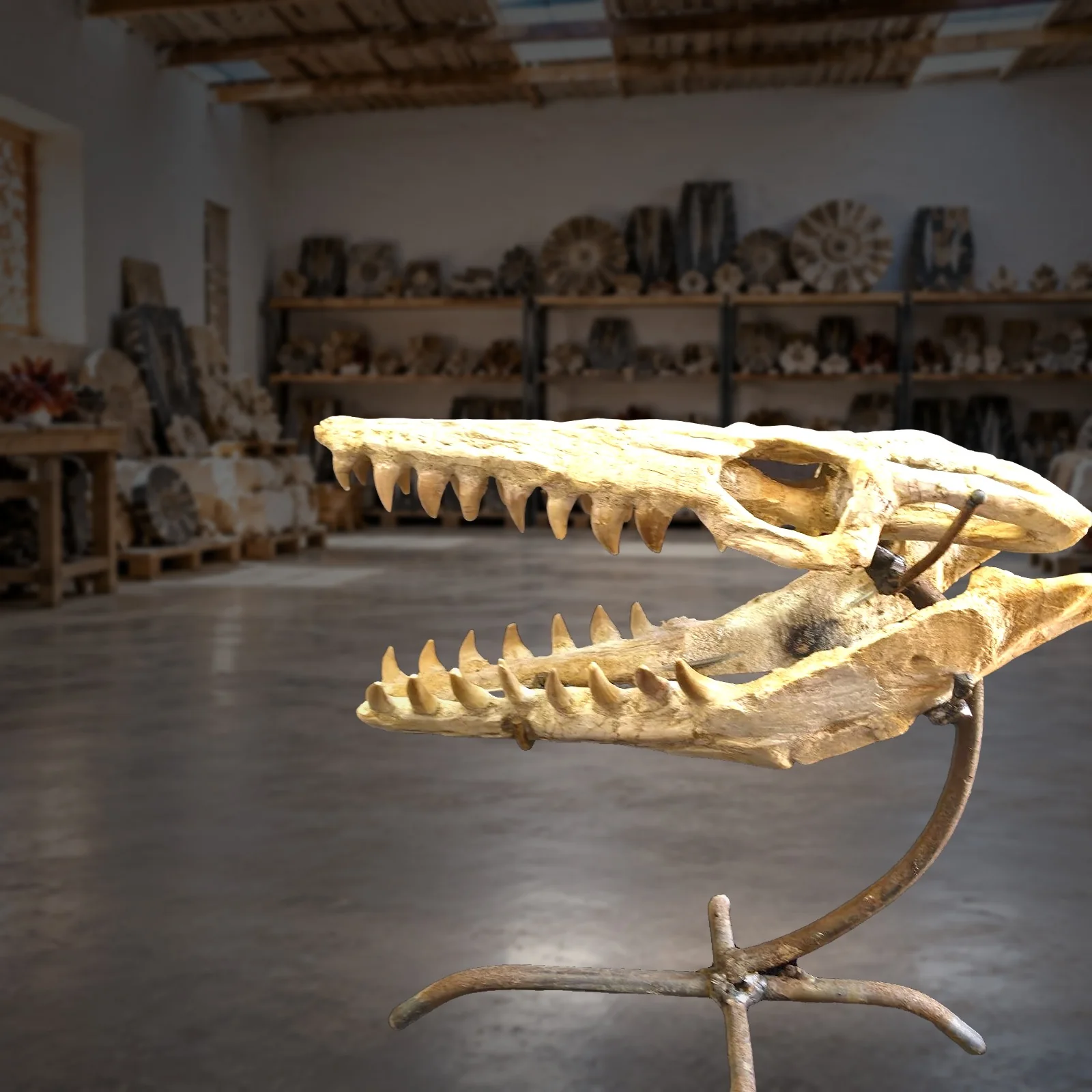 Baby mosasaur skull – real specimen photographed by the supplier (view 4)